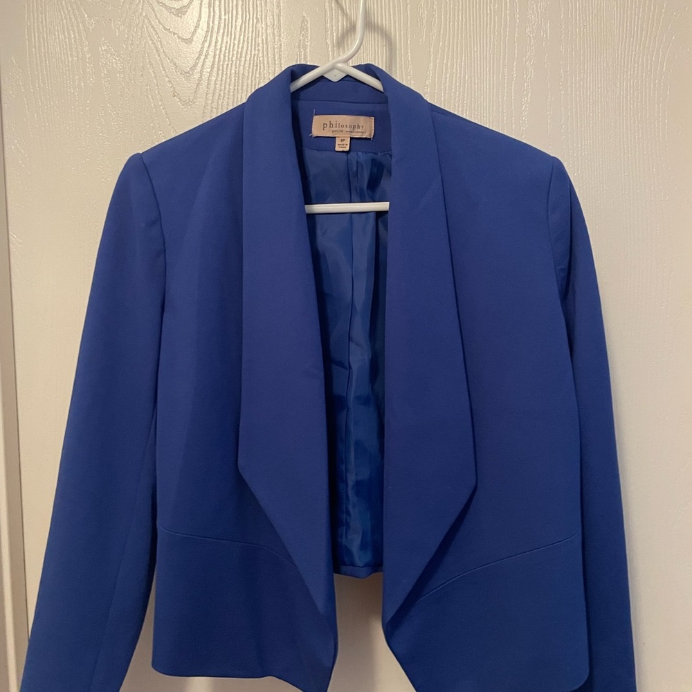 Philosophy Royal Blue Women's Blazer